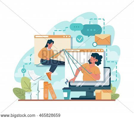 Attraction Of Potential Customers. Marketing Strategy For Business