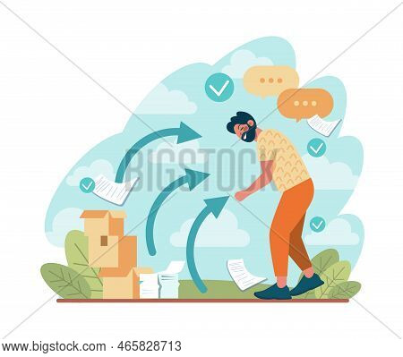 Attraction Of Potential Customers. Marketing Strategy For Business