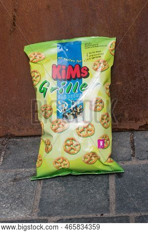Copenhagen, Denmark - July 26, 2022: Kims Griller Chips.
