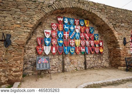 Checiny, Poland - September 14, 2022: Checiny Castle - A Royal Castle From The Turn Of The 13Th And