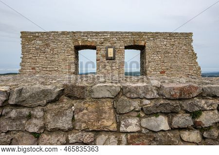 Checiny, Poland - September 14, 2022: Checiny Castle - A Royal Castle From The Turn Of The 13Th And