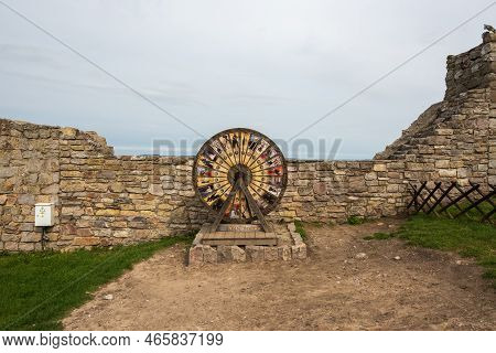 Checiny, Poland - September 14, 2022: Checiny Castle - A Royal Castle From The Turn Of The 13Th And