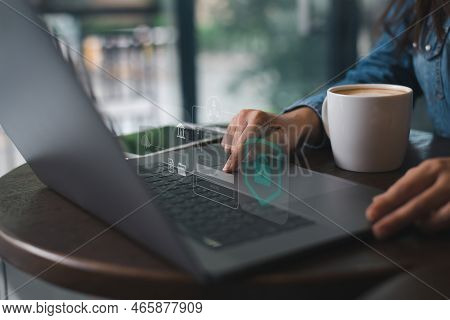 Cybersecurity As A Concept, Information Security And Encryption, Safe Access To User Personal Data, 
