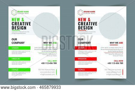 Corporate Business Agency Brochure, Flyer, Poster, Banner, Layout Design Template, Creative Flyer De