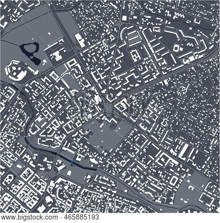 Map Of The City Of Simferopol, Crimea