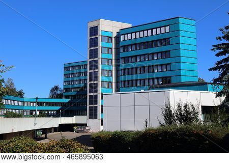 Marl, Germany - September 20, 2020: Tax Office (finanzamt) Of Marl, Germany. Marl Is An Important Fo