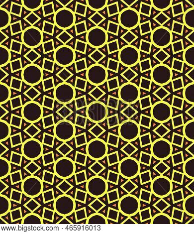 Multi Color Seamless Abstract Pattern. Background And Backdrop. Multi Colored. Colorful Ornamental D
