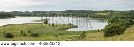 Serene Landscape In The Wild - The Shores Of Lake Otolovo In Belarus