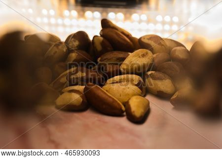 Brazil Nuts Heart Healthy Snake Close Up Shot