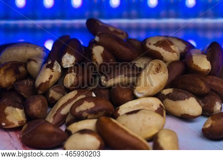 Brazil Nuts Heart Healthy Snake Close Up Shot