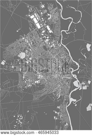 Map Of The City Of Babruysk, Belarus