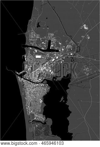 Map Of The City Of Liepaja, Latvia