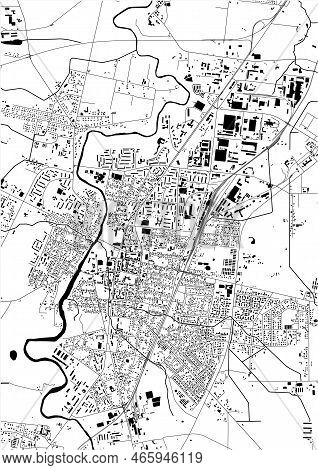 Map Of The City Of Marijampole, Lithuania