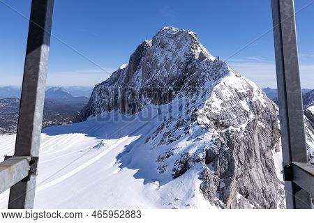 The High Austrian Region Of Dachstein, View Of The Mountain From The Cable Car Station. Austria.