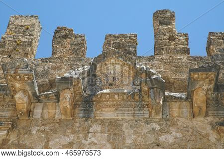 Theatre Of Aspendos Ancient City In Antalya City, Turkiye