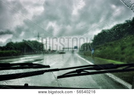 Driving In The Rain