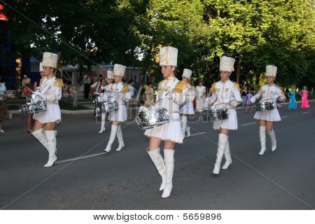 Drum spillere.
