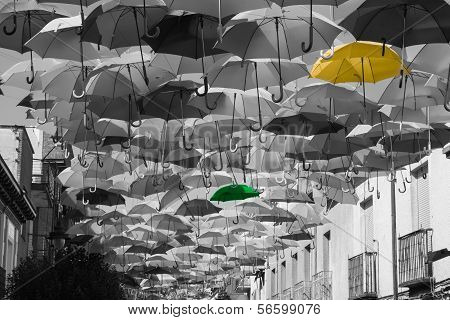 Street decorated
