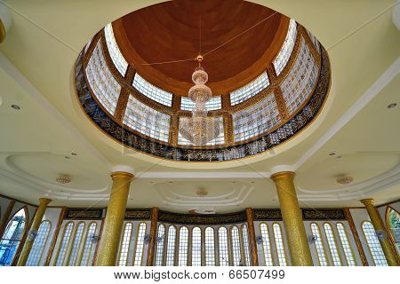 Interior Of Mosque In Panyee Island, Thailand