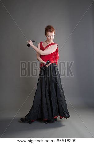 Dancer With Castanets