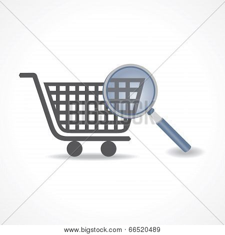 Searching for shopping concept stock vector