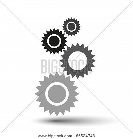 vector gears background