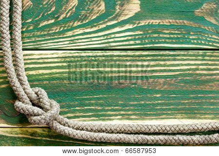 Marine rope knotted