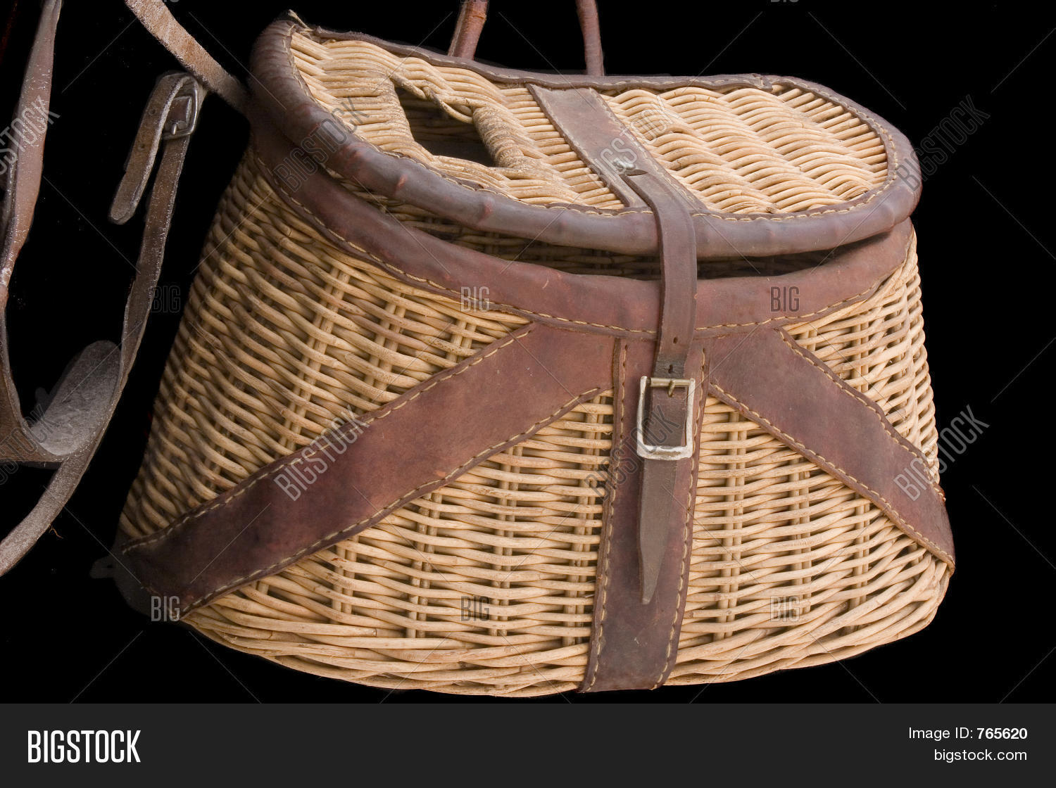 Antique Fishing Creel Image & Photo (Free Trial) Bigstock