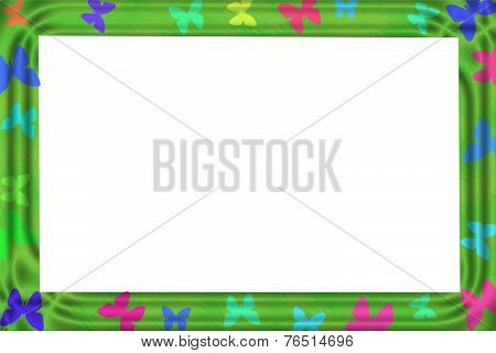 photoframe of a butterfly
