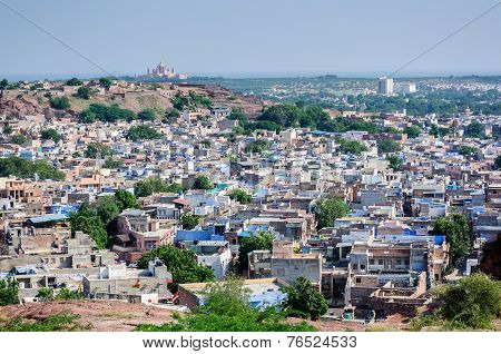 Jodhpur, The Blue City As Seen From Jaswant Thada