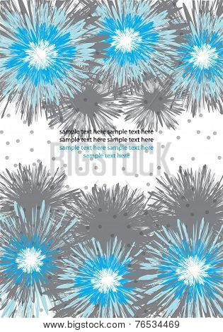 winter blue flowers