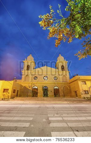 Church In Cafayate In Salta Argentina.