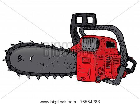 Red Chainsaw