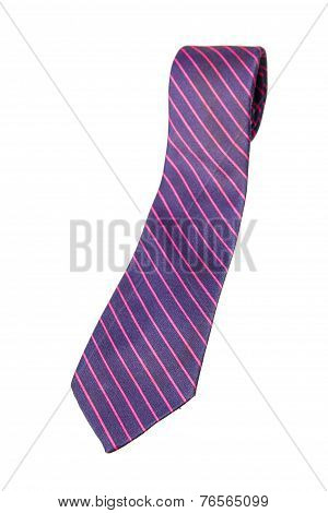 Blue And Pink Strips Business Neck Tie
