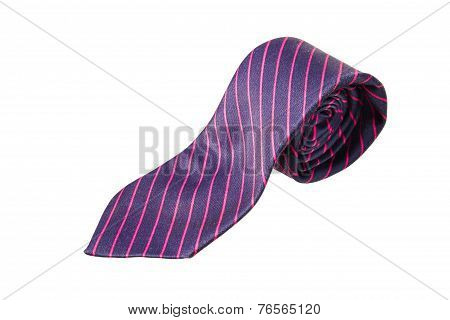 Blue And Pink Strips Business Neck Tie