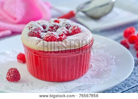 raspberry souffle