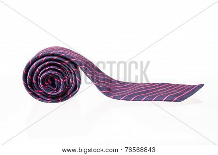 Blue And Pink Strips Business Neck Tie