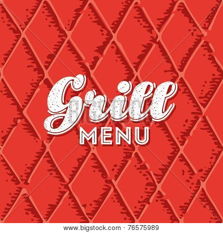 Grill Menu Seamless Background