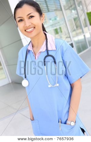 Pretty Asian Nurse