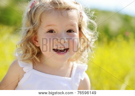 Happy Toddler Girl