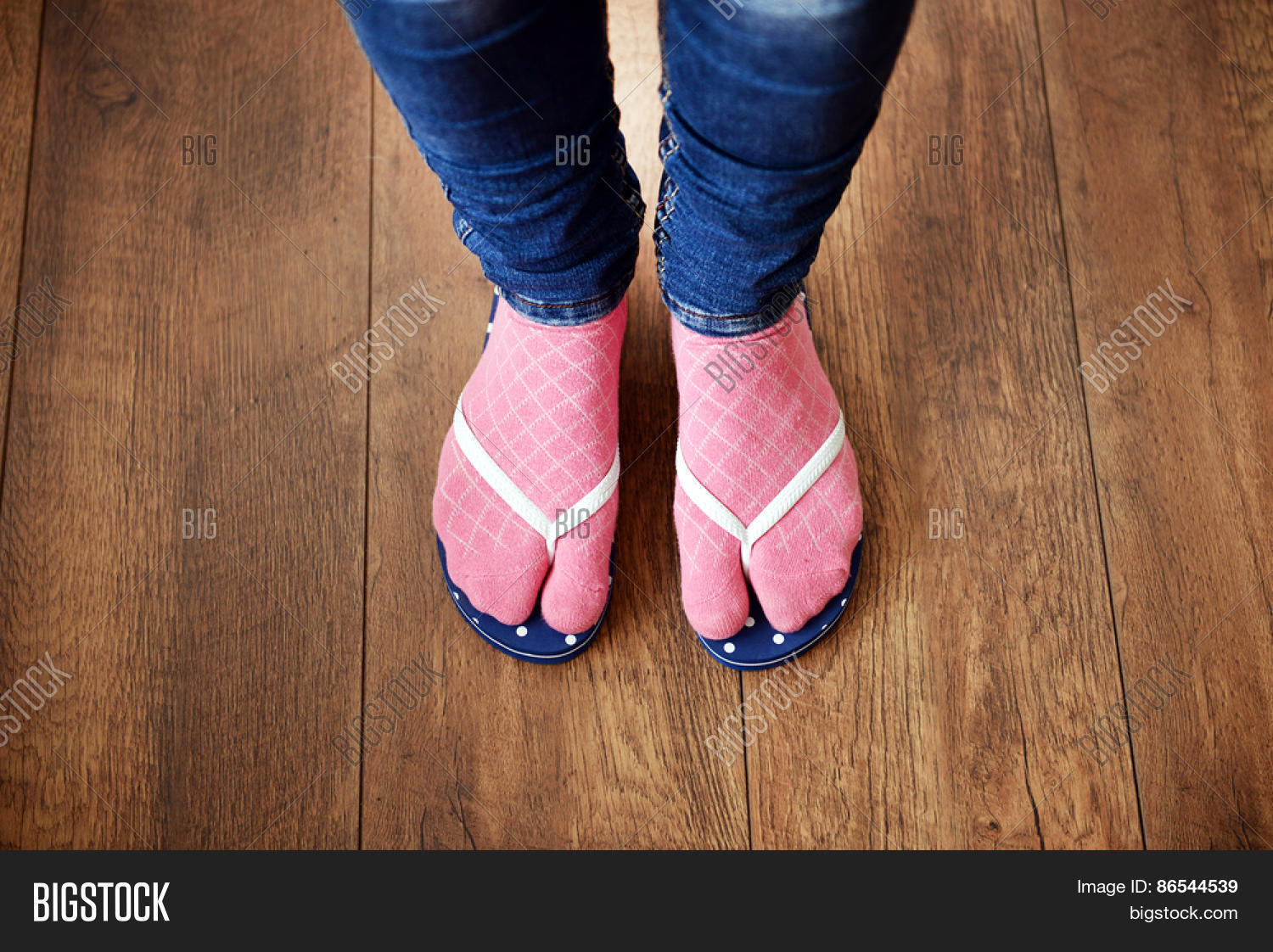 Female Feet Socks Pink Image & Photo (Free Trial) | Bigstock
