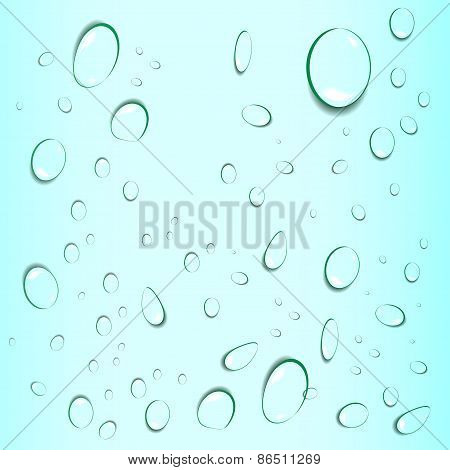 Abstract Background With Drops.