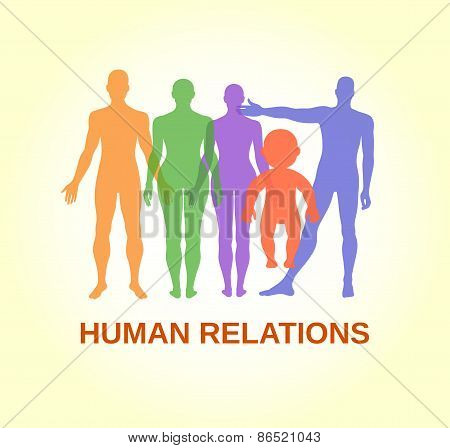 Full Length Front Human Relations