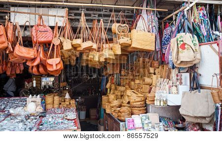Souvenirs of Bali at the Ubud Market