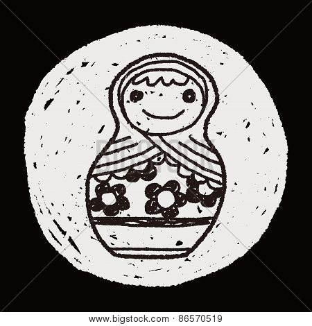 Doodle Russian Dolls