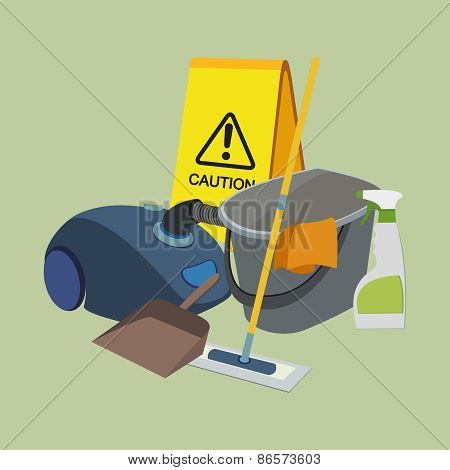 Cleaning Icons Set