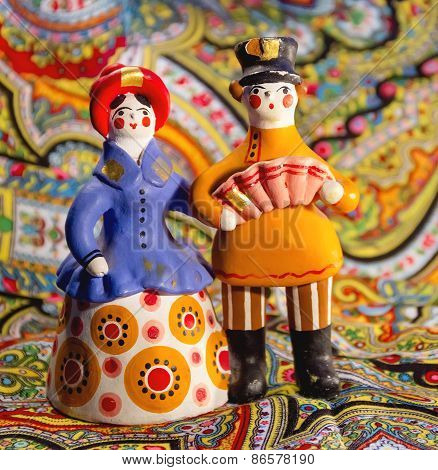 Dymkovo Toy Couple, Russia