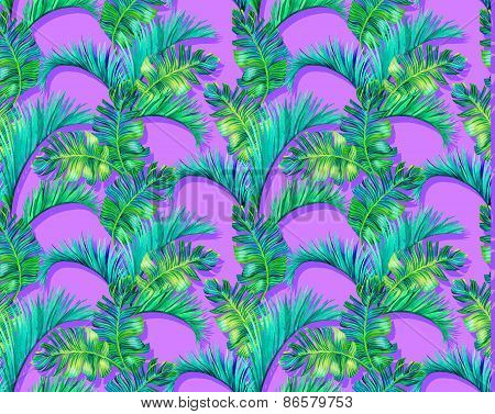 Palm Pattern, Seamless