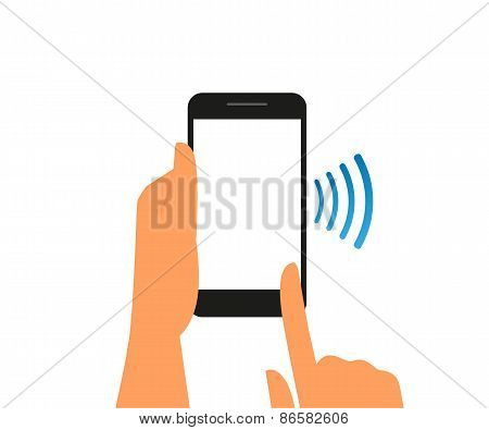 Smartphone with nfc function