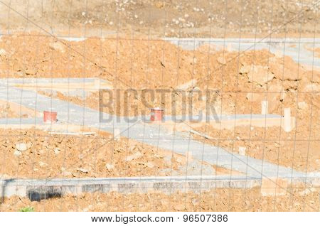 Concrete Foundations For The Construction Of Prefabricated Houses